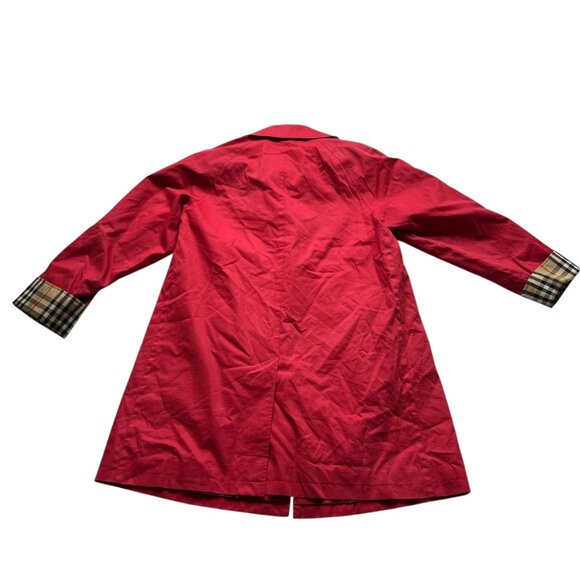 Burberry Red Trench Coat - Picture 2 of 11